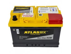 Аккумулятор автомобильный Atlas AGM SA 70Ah (о.п.) 57020
