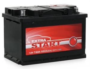 Аккумулятор автомобильный EXTRA START L3 74ah 680A пп