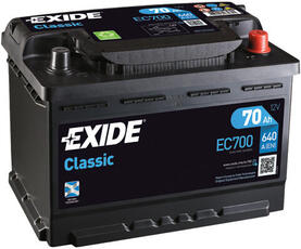 Аккумулятор автомобильный EXIDE - 70 о.п. EC700 (Exide Technologies)
