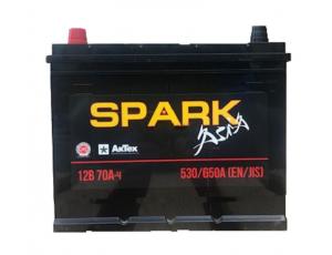 Аккумулятор автомобильный Spark 70Ah 530A (п.п.)