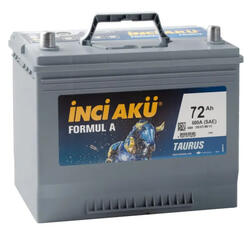 Аккумулятор автомобильный INCI AKU Formul A 72L 600 А прям. пол. 72 Ач (D26 072 060 117)
