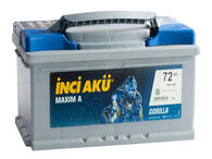 Аккумулятор автомобильный INCI AKU Maxim A 72RS (низкий) 700 А обр. пол. 72 Ач (LB3 072 070 013)