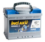 Аккумулятор автомобильный INCI AKU Formul A 62R 540 А обр. пол. 62 Ач (L2 062 054 013)
