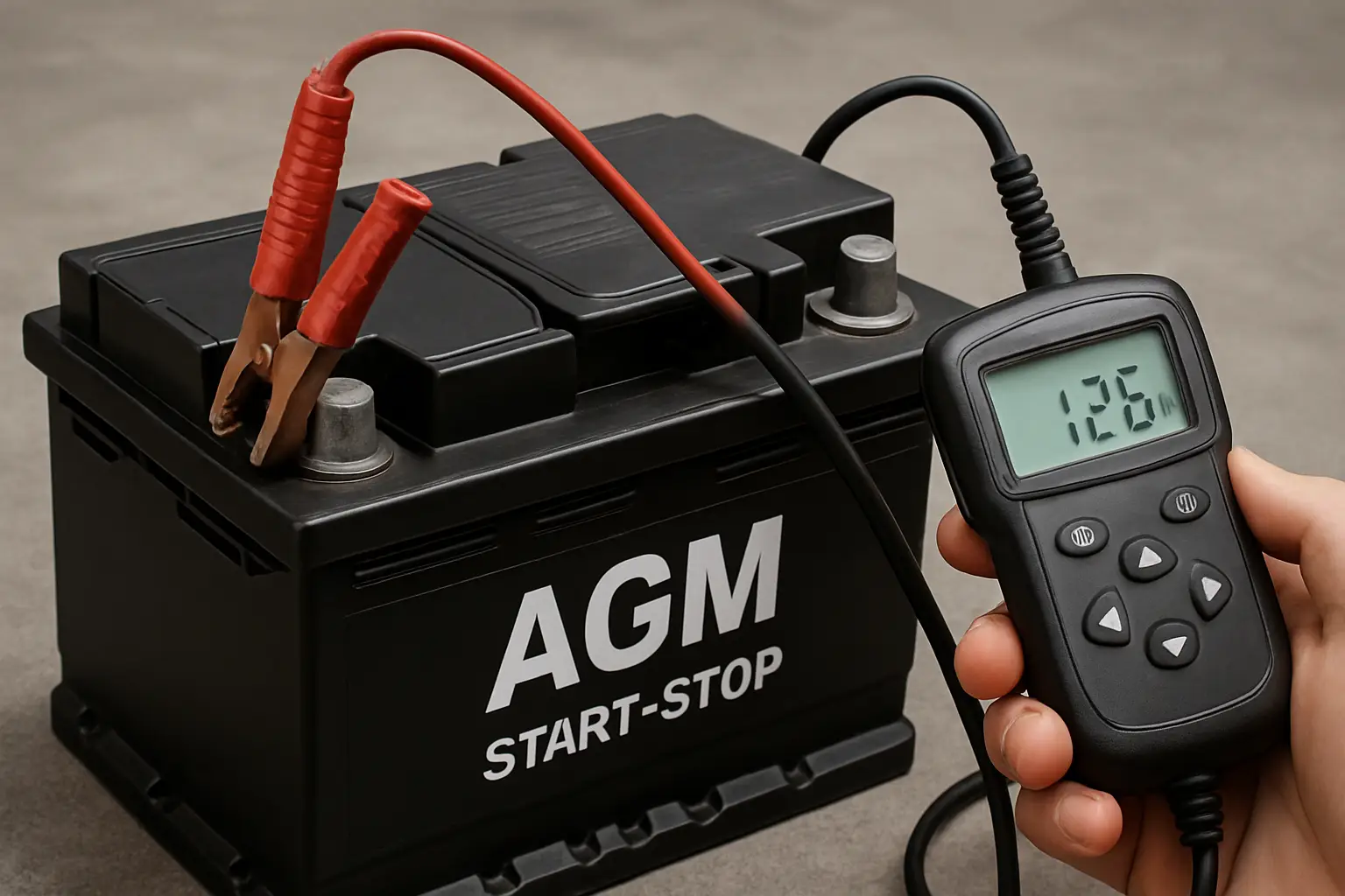 Тестирование AGM аккумулятора системы Start-Stop