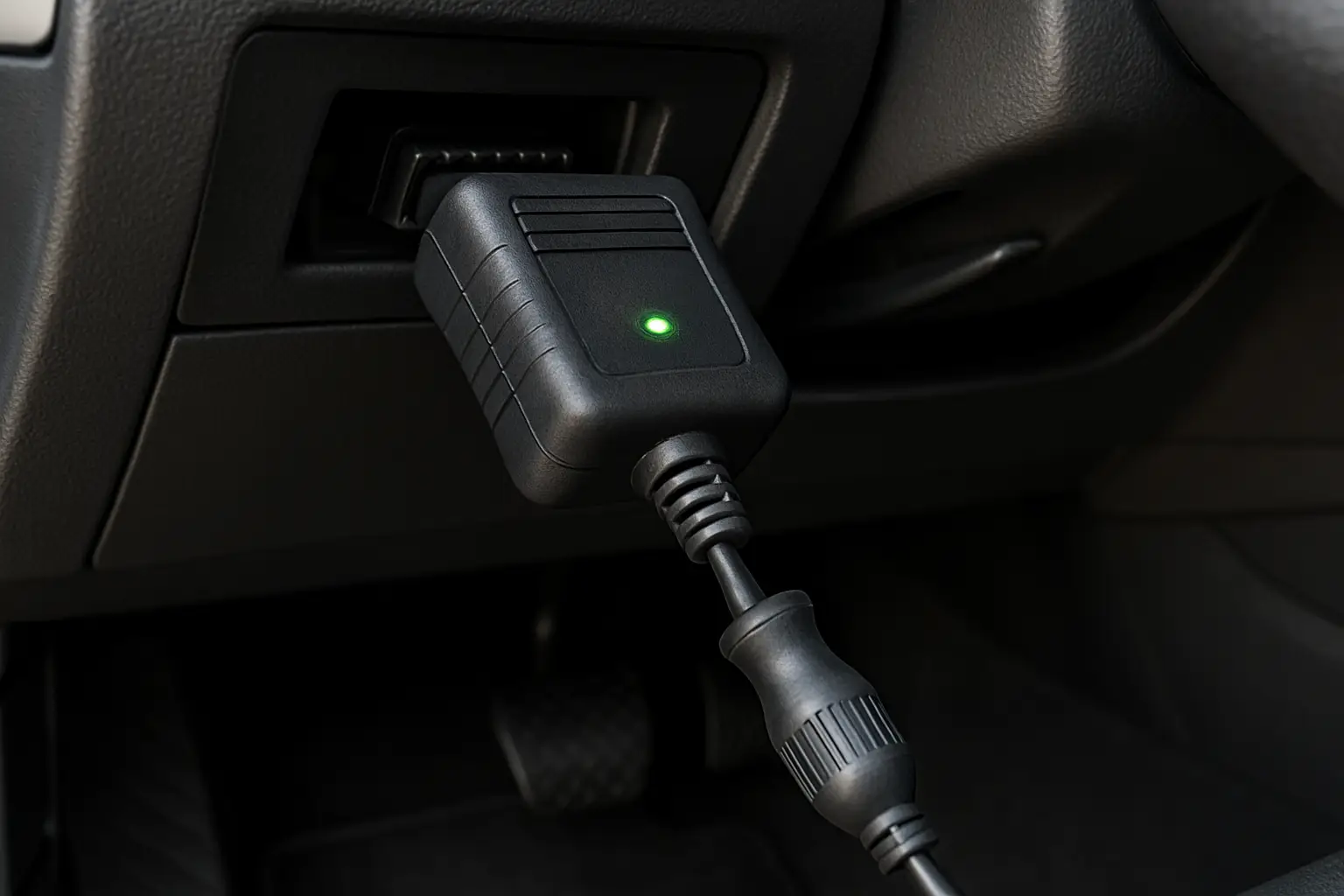 Устройство Memory Saver подключенное к разъему OBD-II