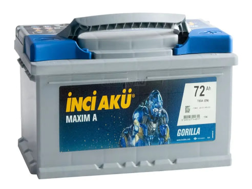 Аккумулятор автомобильный INCI AKU Maxim A 72RS (низкий) 700 А обр. пол. 72 Ач (LB3 072 070 013)